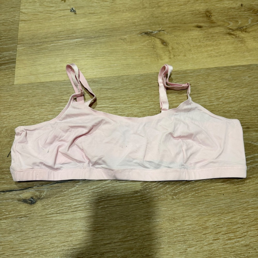 Savage X Fenty Womens Pink Microfiber Bralette Adjustable Straps Size Small